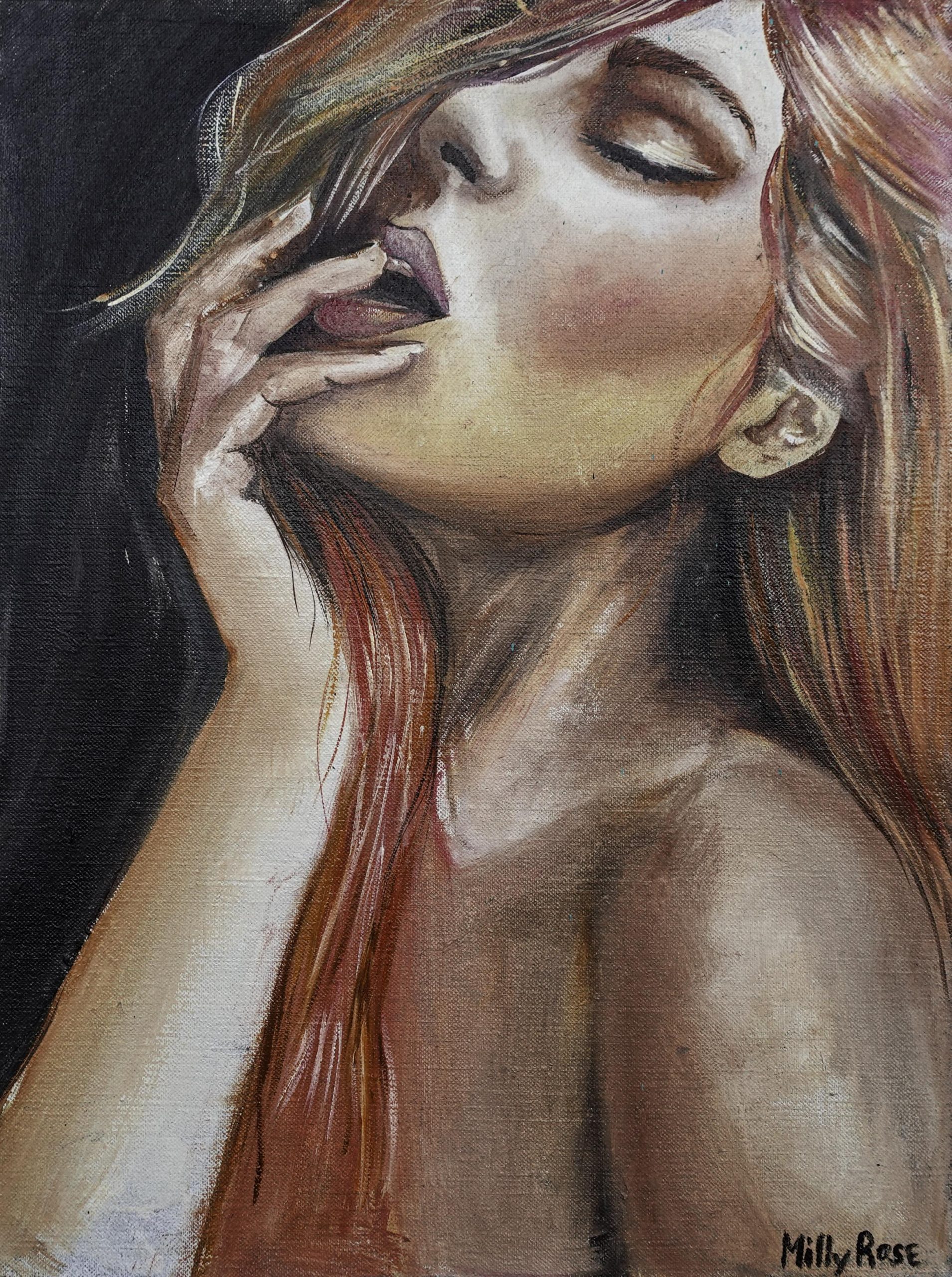 Fingers in Mouth (46cm x 62cm)
