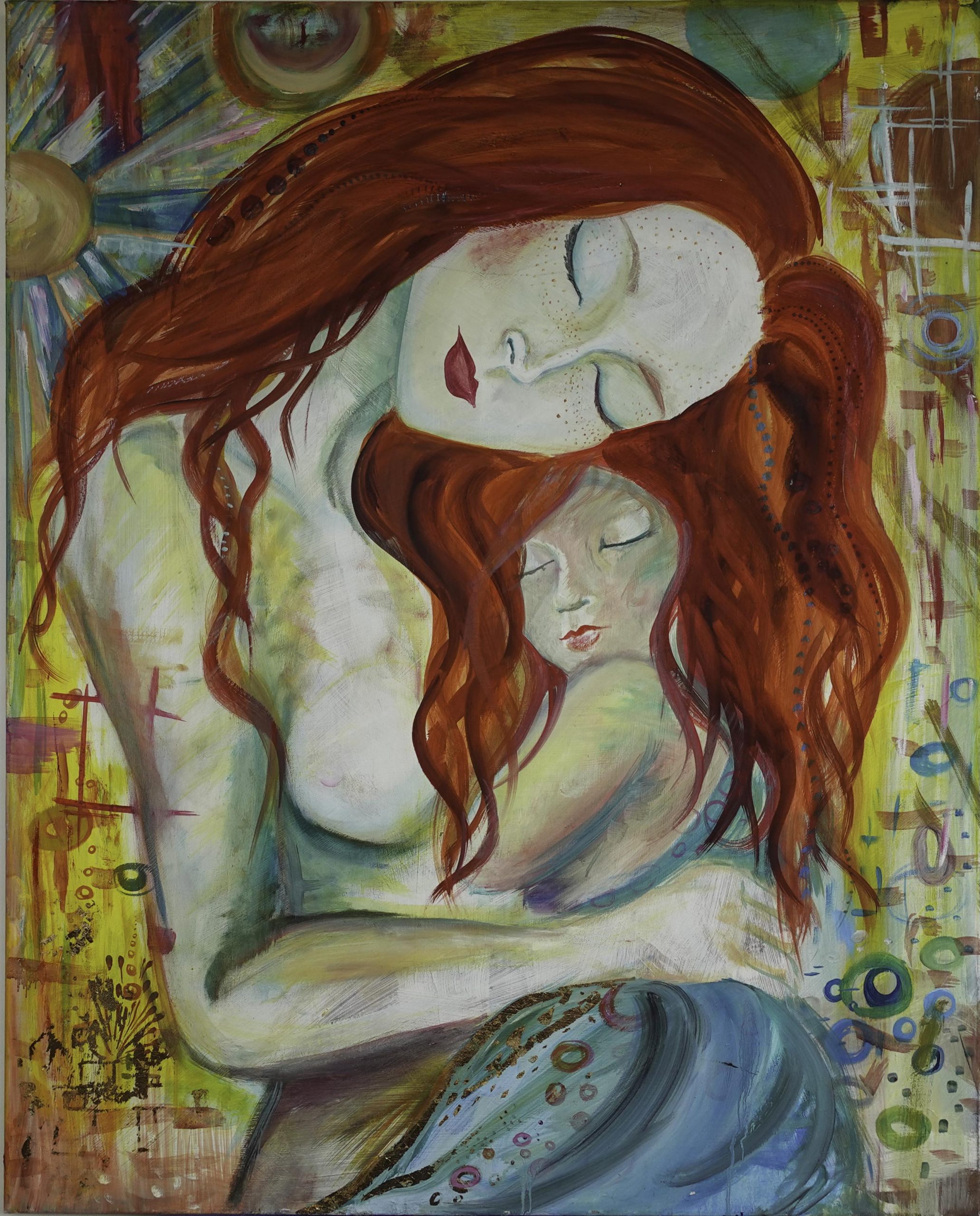Mother and Child (81cm x 102cm)